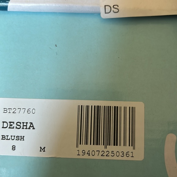 New women Sz 8M blush Baretraps metallic strings round toes cute casual booties - Picture 11 of 11